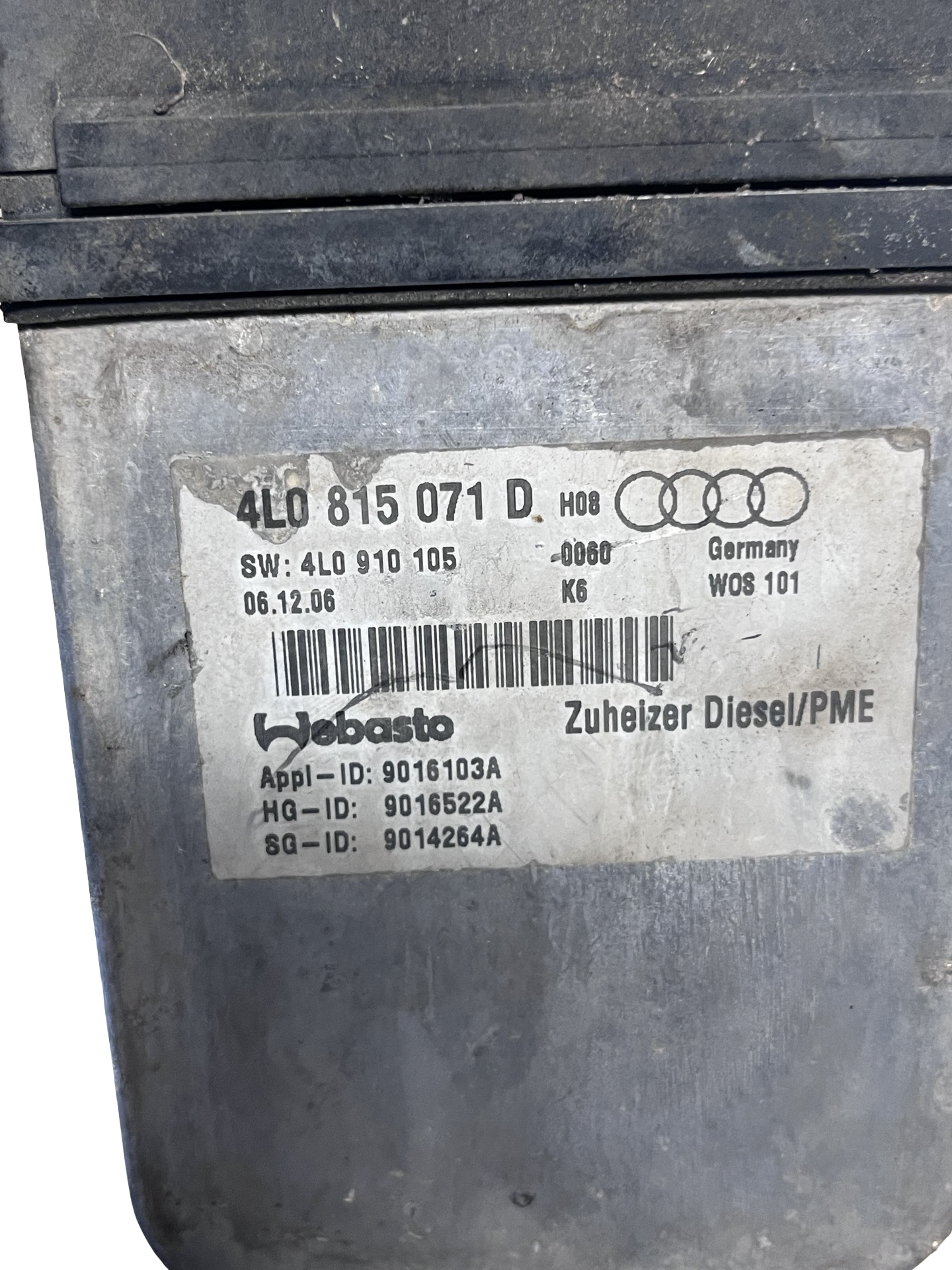 Webasto Audi Q7 1 2005–2015 - cod: 4L0815071D CONDUCTELE SUNT TAIATE ! – foto 4