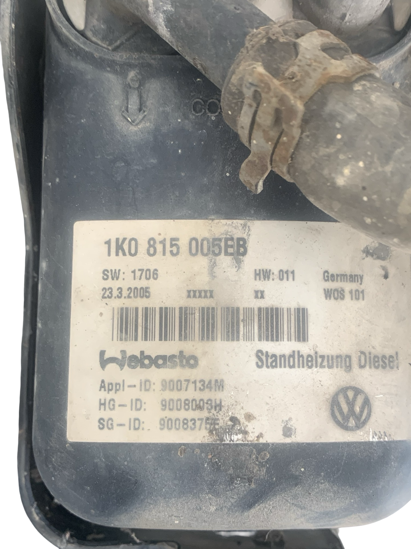Webasto Volkswagen Golf 5 Plus 2004–2008 - cod: 1K0815005EB CRAPAT, VEZI FOTO ! – foto 2