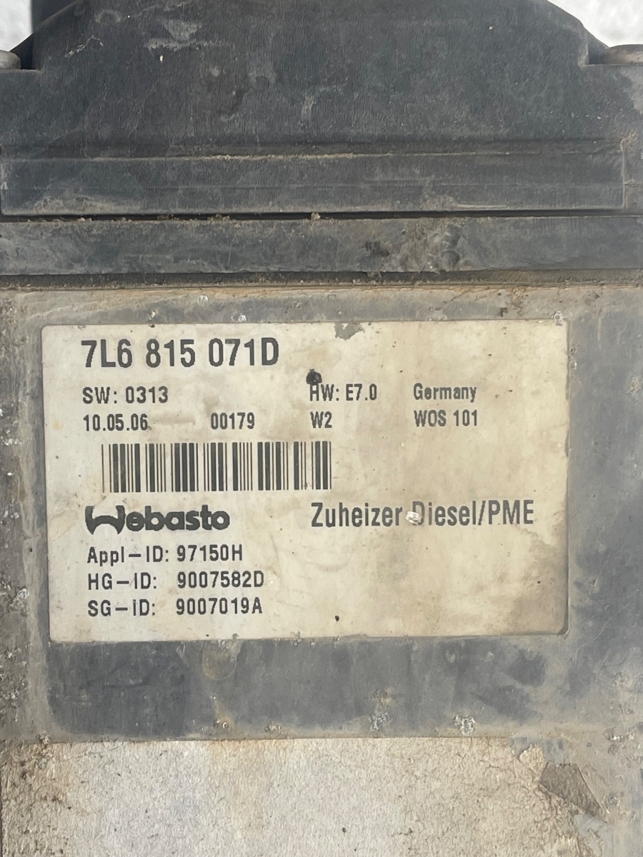 Webasto VOLKSWAGEN TOUAREG 7LA, 7L6, 7L7 2002 - 2013 7L6815071D – foto 4
